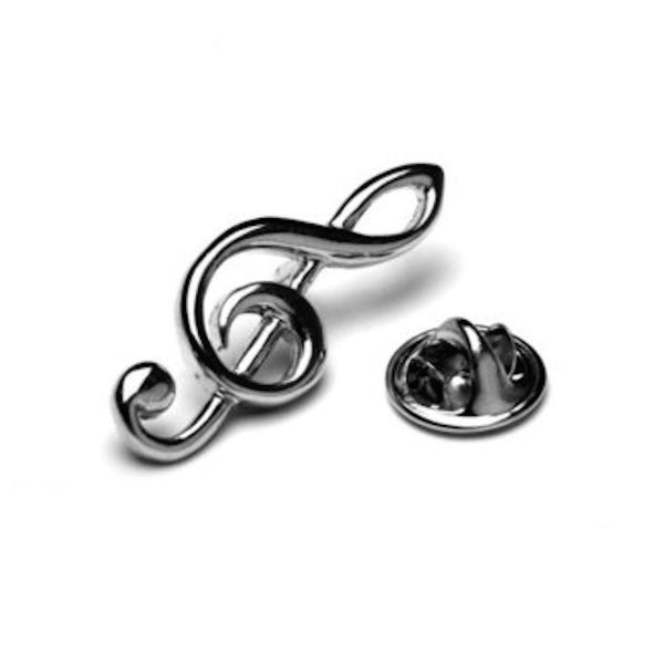 Music Note Lapel Pin Tack Tie
