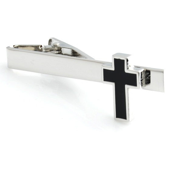 Cross Christian Jesus Crucifix Tie Clip Wedding Bar Clasp