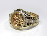 Gold Crystal Womens Watch