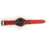 Oversized Red Mens Fashion Watch