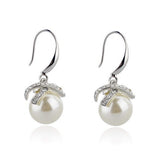 Pearl Drop Gold Plated Earrings