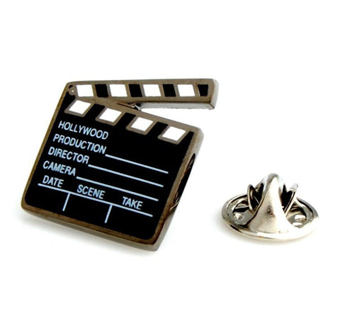 Clapperboard Lapel Pin