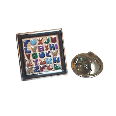 Alphabet Teacher Lapel Pin