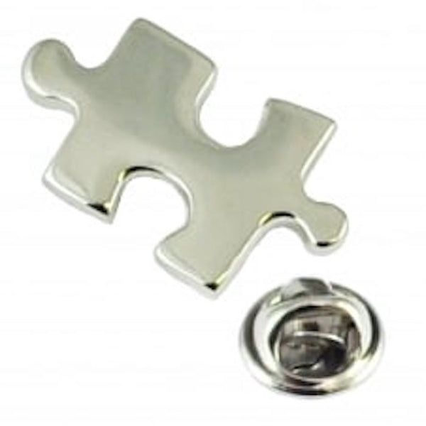 Jigsaw Puzzle Piece Lapel Pin Tack Tie