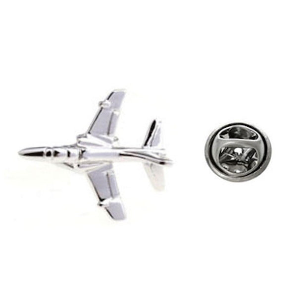 Airplane Fighter Jet Lapel Pin Tack Tie