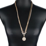 Gold Silver Crystal Rhinestone Pendant
