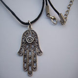 Tibetan Hamsa Hand Lucky Eye Pendant