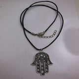 Tibetan Hamsa Hand Lucky Eye Pendant