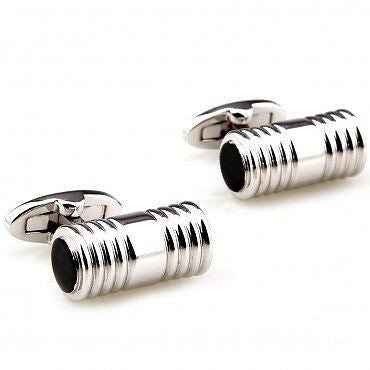 Silver Tin Cufflinks