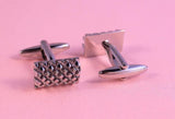 Silver Hollow Cufflinks