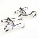 Wrench Spanner Toolbox Cufflinks