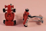 Red Car F1 Racecar Cufflinks
