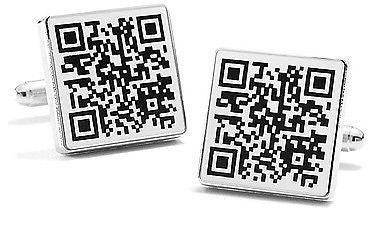 QR Code Scan Cufflinks