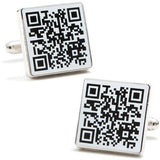 QR Code Scan Cufflinks