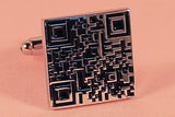 QR Code Scan Cufflinks