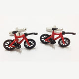 Bicycle BMX Red cufflinks