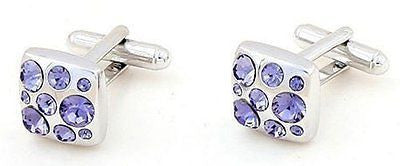 Purple Square Cufflinks