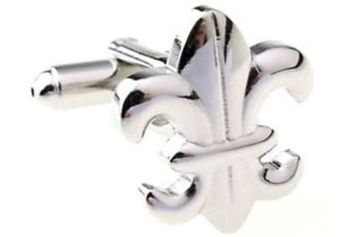 Saints Fleur De Lis Lily Cufflinks