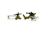 Army Helicopter Cufflinks
