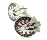 Dart Board Cufflinks