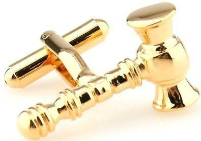 Gold Gavel Cufflinks