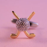Gold Club Ball Cufflinks