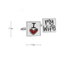 I Love My Wife Cufflinks