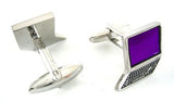 Purple Laptop Cufflinks