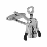 Corkscrew Wine Opener Cufflinks