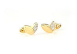 Gold Heart Cufflinks