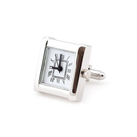 Silver Square Cufflinks