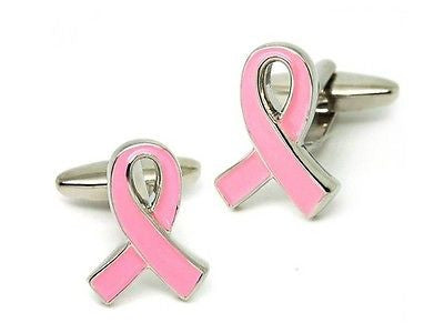 Pink Ribbon Cufflinks