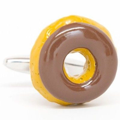 Chocolate Donut Cufflinks