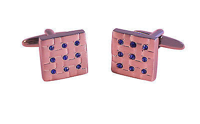 Mini Blue Stones Cufflinks