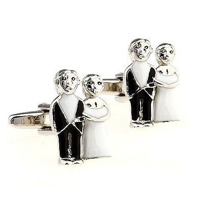 Bride Groom Cufflinks