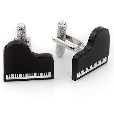 Black Piano Cufflinks