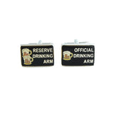 Official Drinking Reserve Arm Cufflinks