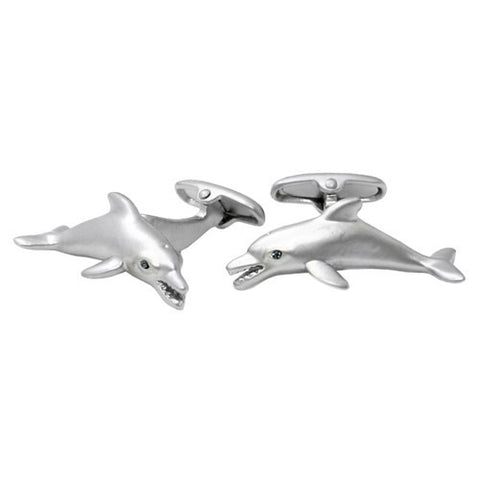 Dolphin Animal Fish Cufflinks Fishermen Water Seaworld Fin