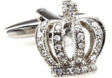 Silver Crown Cufflinks