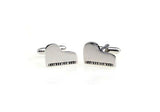 Silver Piano Cufflinks