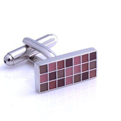 Pink Square Cufflinks