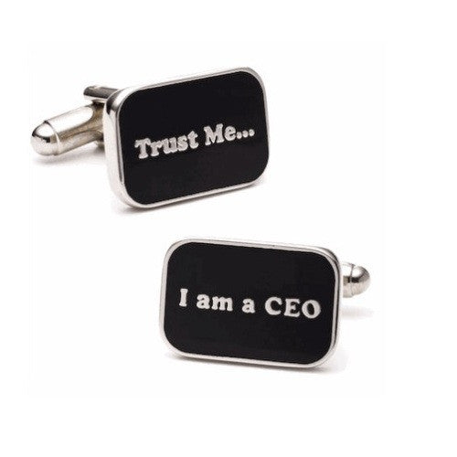 Trust Me I Am A Ceo Cufflinks