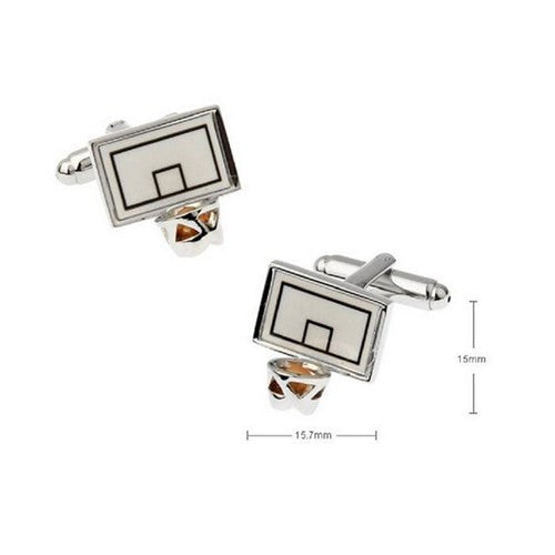 Basketball Hoop Cufflinks