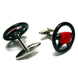 Wheel Race Gamepad Steering Wheel Car Cufflinks