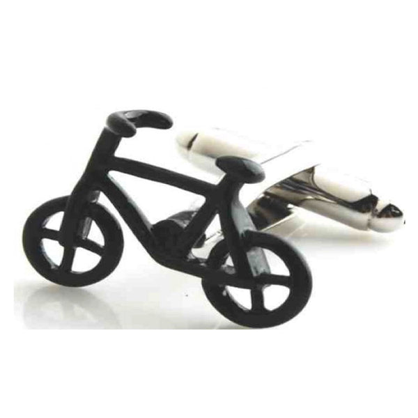 Bicycle BMX Black Cufflinks