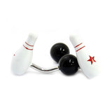 Bowling Ball Pin Cufflinks