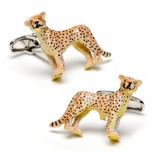 Cheetah Cat Safari Cufflinks