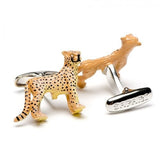 Cheetah Cat Safari Cufflinks