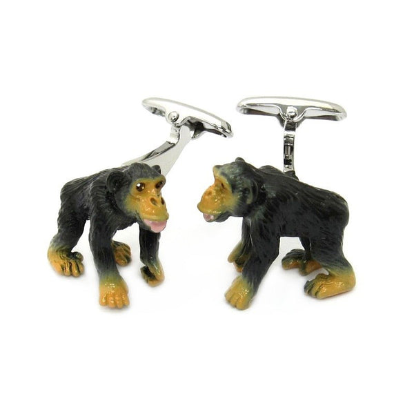 Monkey Ape Animal Cufflinks