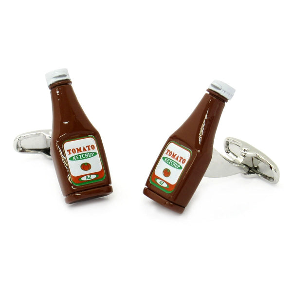 Ketchup Condiment Cufflinks